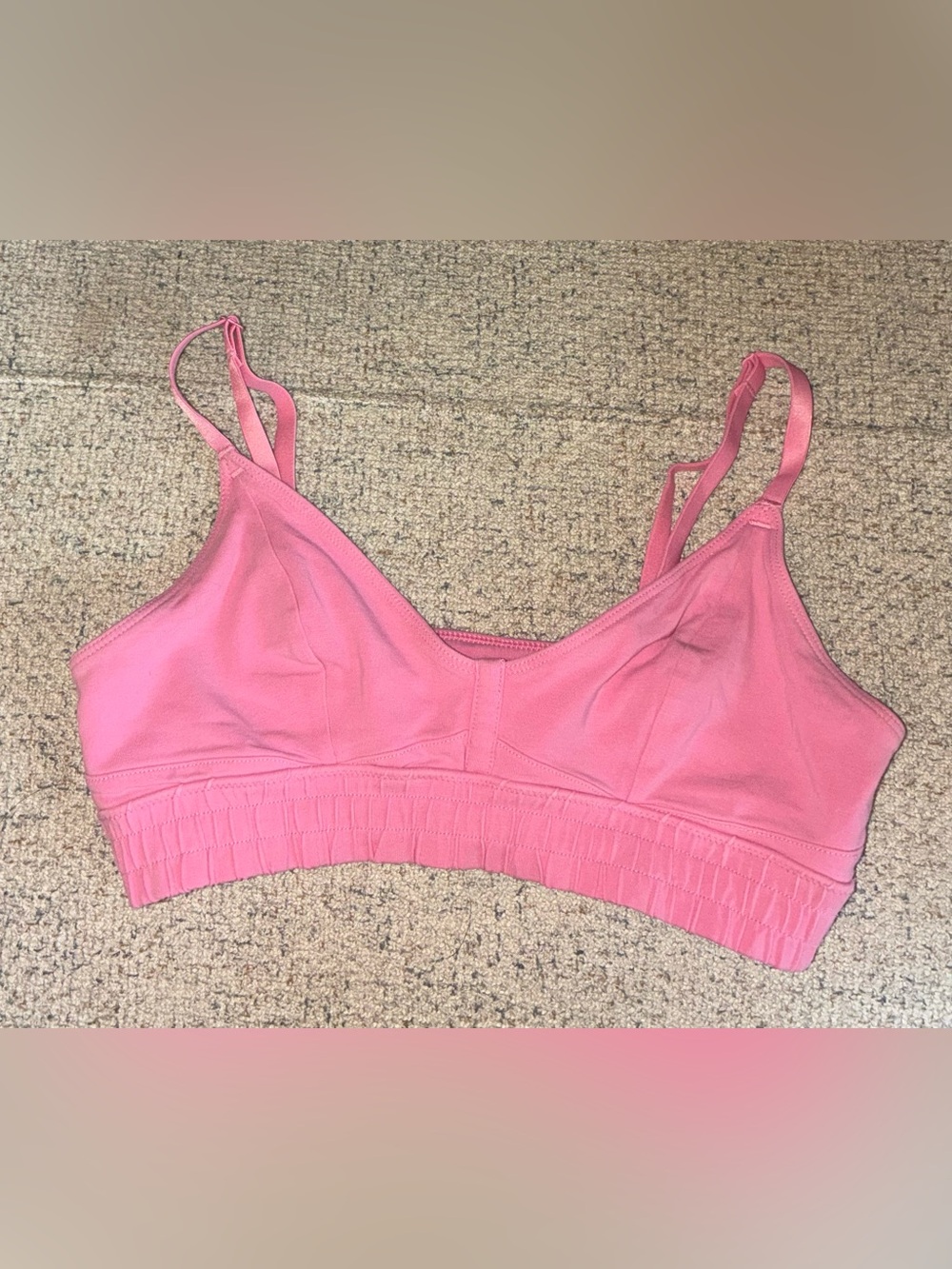 Aerie Bright Pink Strappy Sports Bra Bralette Size Small